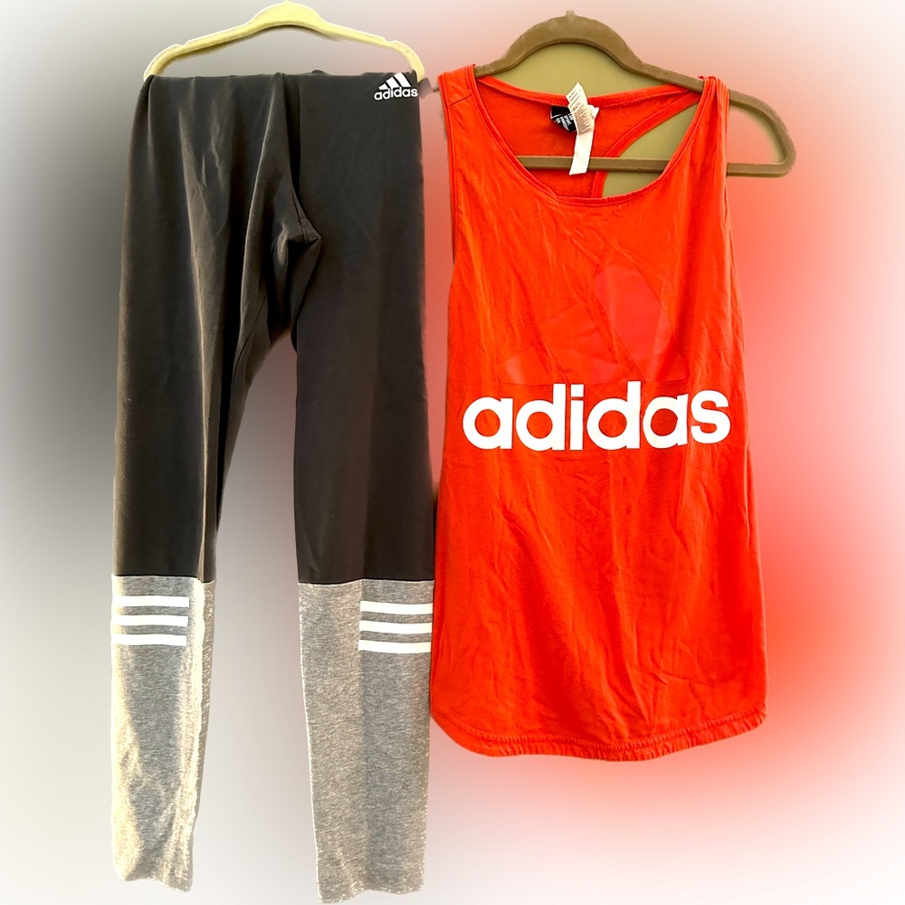 BOGO Adidas workout outfit - Size Small